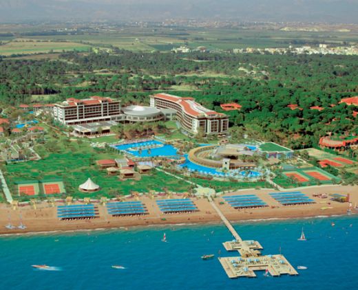 Ela Quality Resort in Belek, Turkey - Aerial view